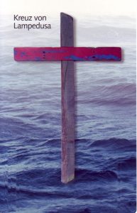 Bild eines Kreuzes von Lampedusa