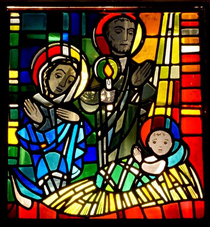 Glasfenster Geburt Jesu