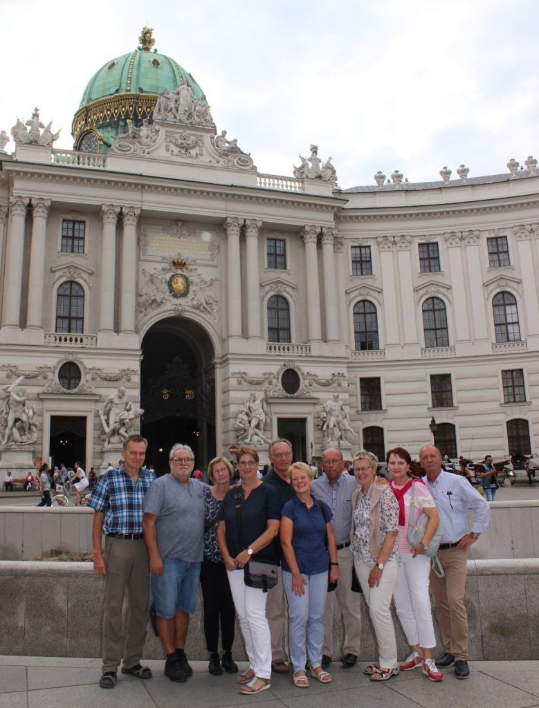 Besuch in Wien im Rahmen einer Flussfahrt auf der Donau
