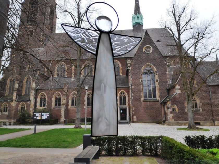 Ludgerikirche mit Engel